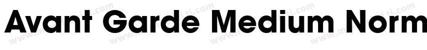 Avant Garde Medium Norma字体转换